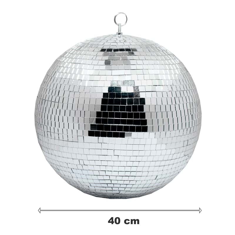5/10/20/30/40cm Disco Mirror Ball DJ Light Silver Dance Party Stage Lighting Eve