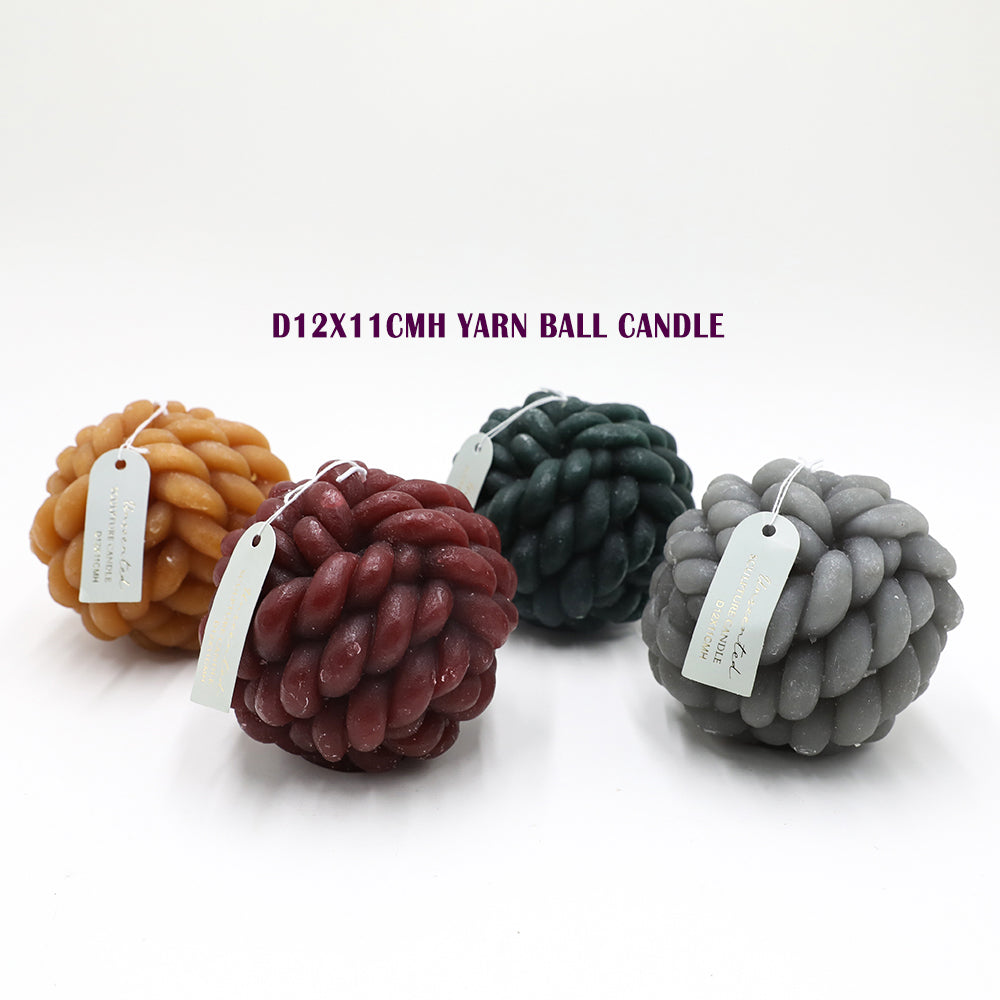 Novelty Candle Scented Body Ball Candles Aroma Wax Modern Home Table Deco Gift
