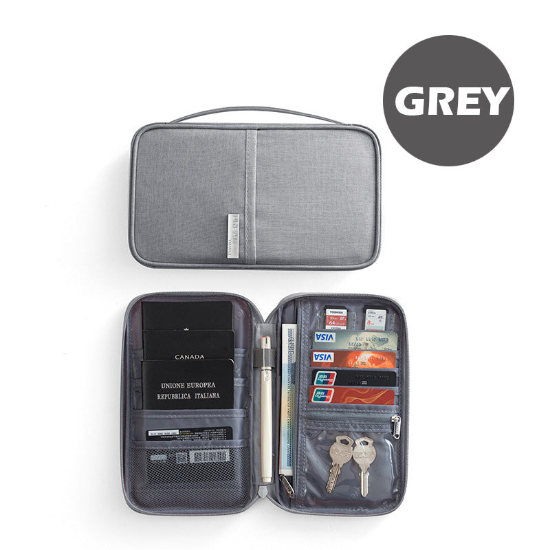 Waterproof Passport Holder Travel Document Wallet RFID Bag Family Case Organizer