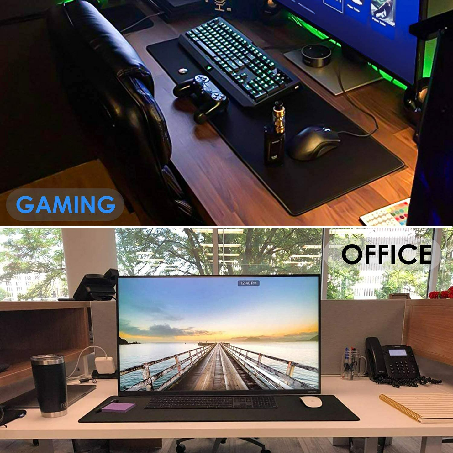 Mouse Pad Desk Mat Large & Extended Mouse Pad Waterproof xl Gaming Mouse pad