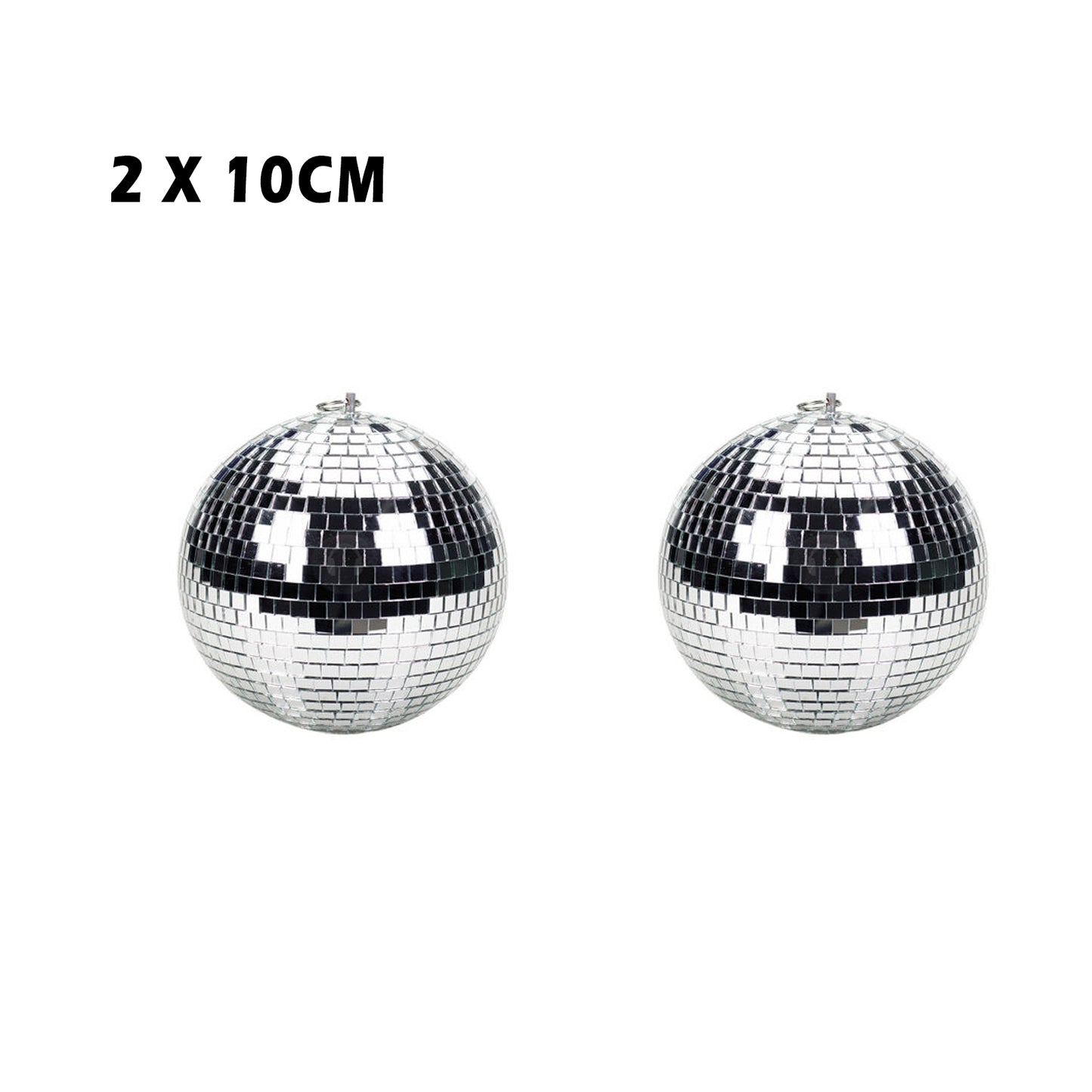5/10/20/30/40cm Disco Mirror Ball DJ Light Silver Dance Party Stage Lighting Eve