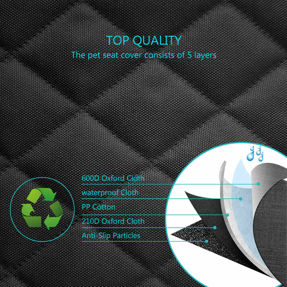 Pet Car dog Seat Cover Hammock NonSlip Protector Mat Waterproof Cat Dog Backseat