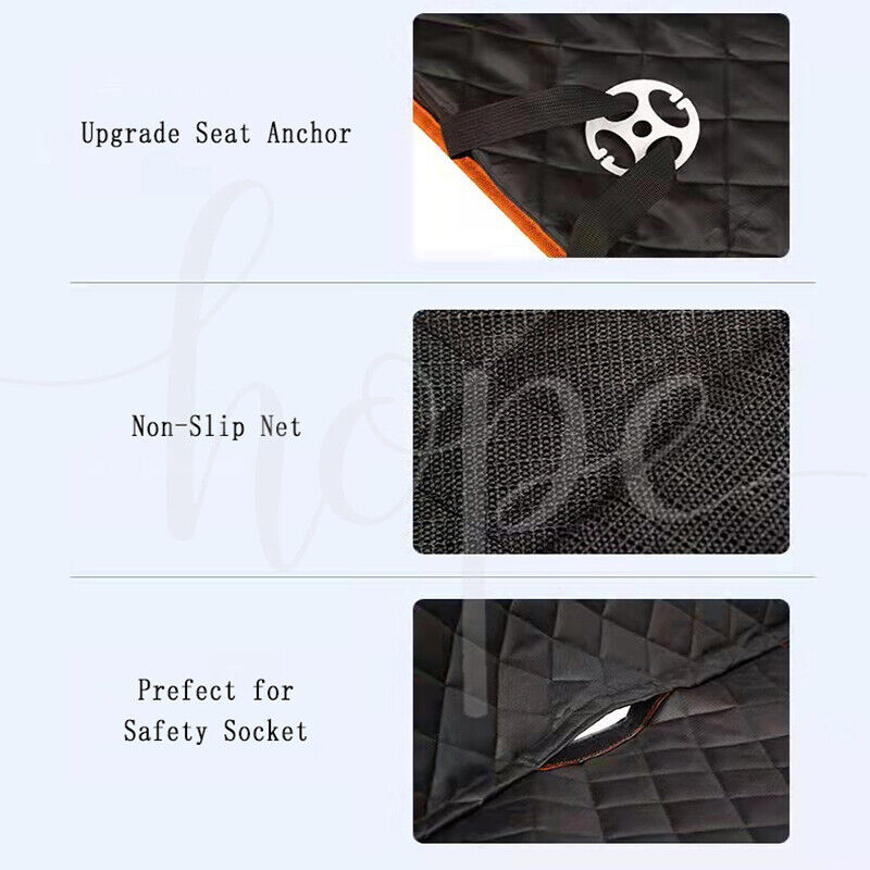Pet Car dog Seat Cover Hammock NonSlip Protector Mat Waterproof Cat Dog Backseat