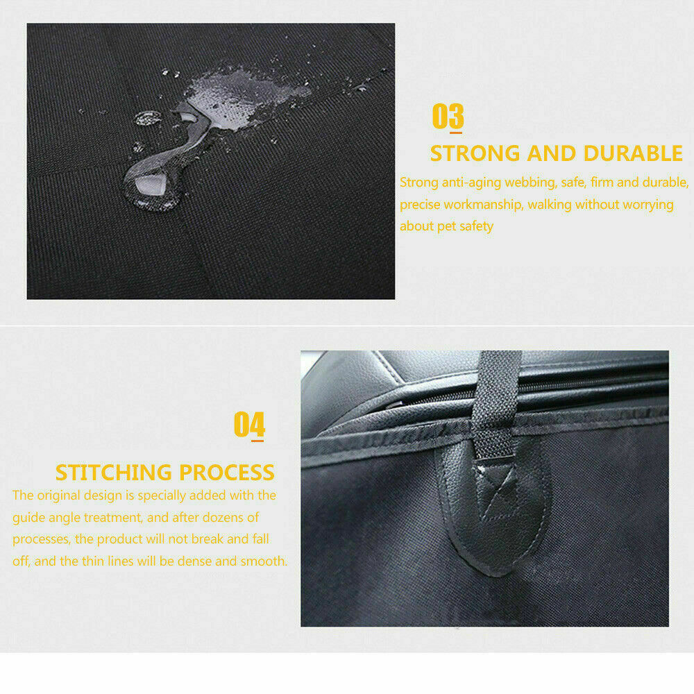 Pet Car dog Seat Cover Hammock NonSlip Protector Mat Waterproof Cat Dog Backseat